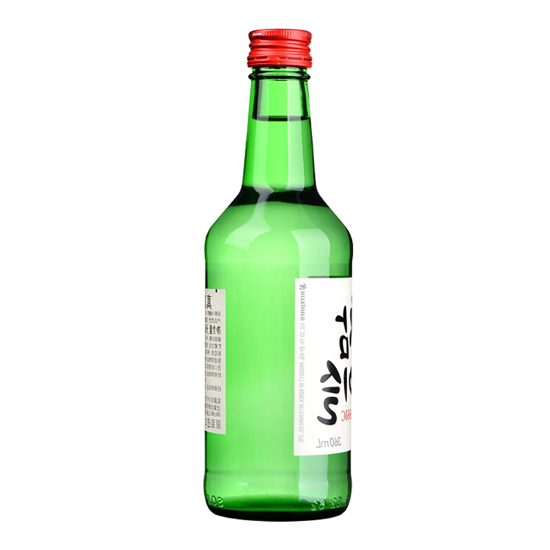 韩国进口真露竹炭酒20.1vol 360ml 韩国烧酒清酒蒸馏