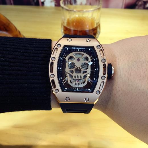 【Richard Mille 】理查RM052颅骨腕表全新延续特别版金鬼款  骷髅头图案更惊悚炫酷抢眼敖，装置原装进口机械机芯 商品图8
