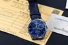 [积家小丑系列 ] 机械表尺寸：40MM。立体弧形镀银表面，批花钻石铂金刻度，淬火钢蓝指针，拥有原装同样的功能，动能显示，指针日历，小秒盘，意大利小牛皮搭配原装折叠扣 商品缩略图3