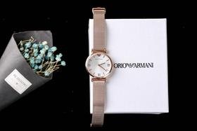 原厂阿玛尼原单品牌：EMPORIO ARMANI／阿玛尼型号：ar1956机芯种类：石英表手表种类：女表表盘形状：316L精钢表带