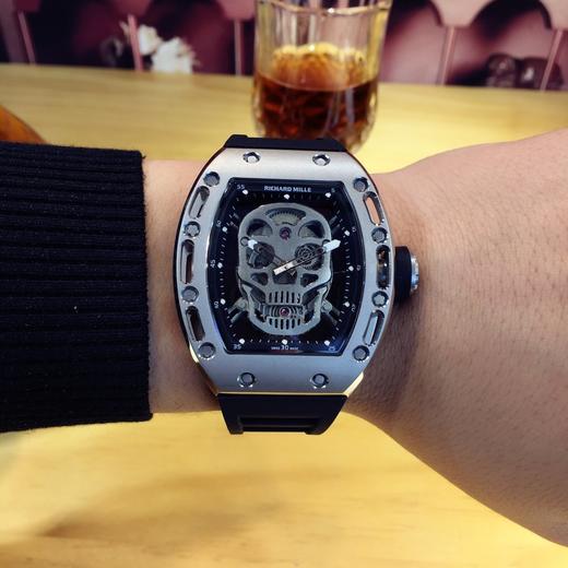 【Richard Mille 】理查RM052颅骨腕表全新延续特别版金鬼款  骷髅头图案更惊悚炫酷抢眼敖，装置原装进口机械机芯，沿用高度纯钢铸造壳身，注重每一处细节 商品图2