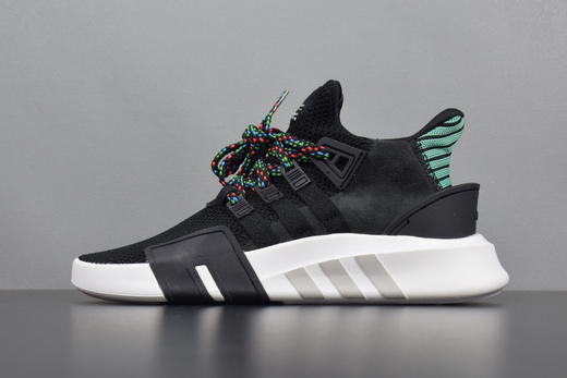 Adidas EQT BASK ADV 三叶草  ART黑白绿黑白白蓝桔白黑蓝黑色白色 商品图0