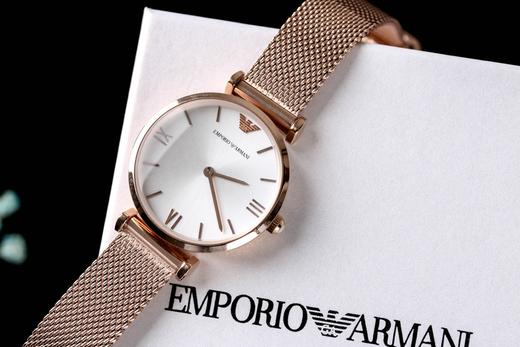 原厂阿玛尼原单品牌：EMPORIO ARMANI／阿玛尼型号：ar1956机芯种类：石英表手表种类：女表表盘形状：316L精钢表带 商品图1