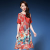 DYSL-Q4286春夏宽松舒适新款优雅真丝连衣裙 商品缩略图0