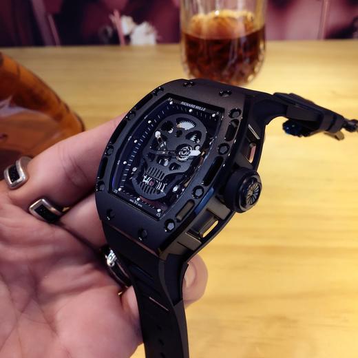 【Richard Mille 】理查RM052颅骨腕表全新延续特别版金鬼款  骷髅头图案更惊悚炫酷抢眼敖，装置原装进口机械机芯，沿用高度纯钢铸造壳身，注重每一处细节 商品图8