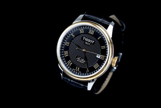 天梭力洛克机械表，TIssot T41单历， 商品图0