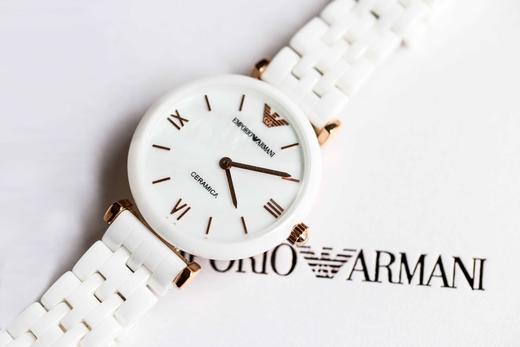原装Emporio Armani 阿玛尼白色陶瓷女表 时尚靓丽石英表、 商品图1