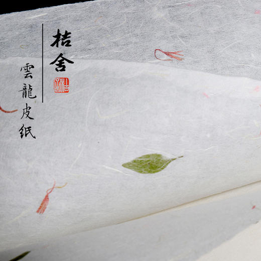 【桔舍】纯手工云龙皮纸半生熟宣纸四尺长纤维国画毛笔书法专用纸 商品图4