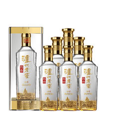 特曲酒 晶彩52度 500ml*6【泸州老窖酒名堂】