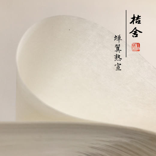 【桔舍】精品蝉翼熟宣古法传统纯手工四尺六尺工笔小楷白描专用 商品图0