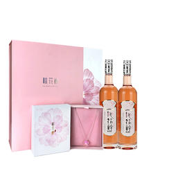 【泸州老窖酒名堂】12度 桃花醉项链款（2018版）500ml*2