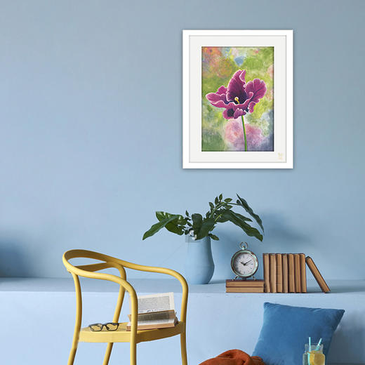 装饰画《芳华》 金羽翼残障小艺术家手绘作品 复制画/原画 商品图1