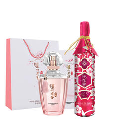 【泸州老窖酒名堂】12度 泸州老窖桃花果酒2018版（红） 500ml + 泸州老窖顽味定制香水 30ml