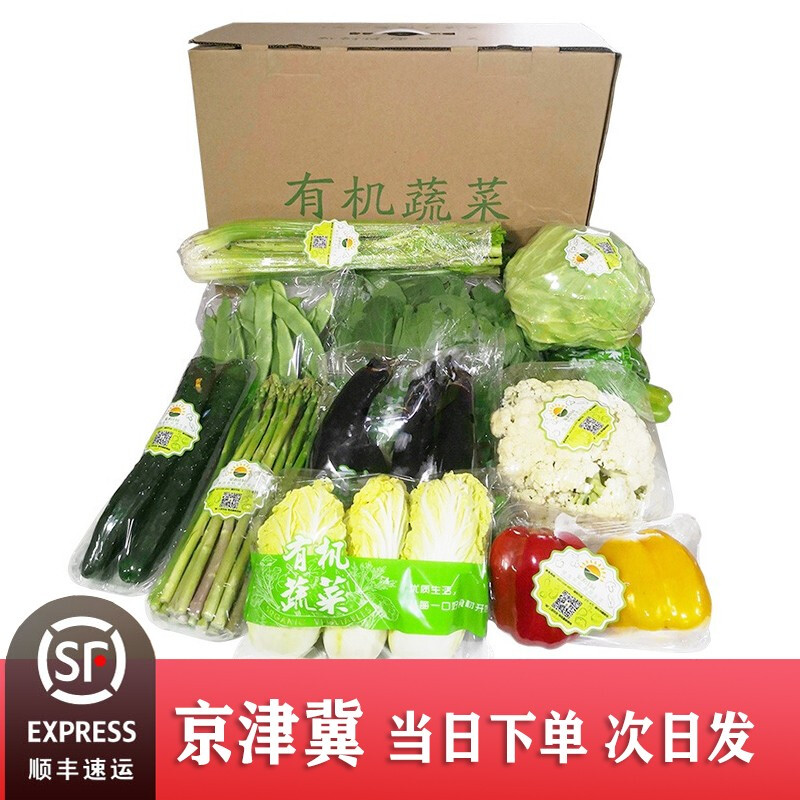 爱农 有机新鲜蔬菜礼盒 生鲜  H款