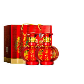 【泸州老窖酒名堂】52度泸州福福之韵白酒 500ml*2