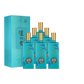 【泸州老窖酒名堂】52度 泸州贡酒翡绿500ml*6