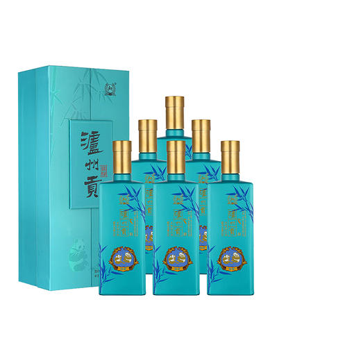 【泸州老窖酒名堂】52度 泸州贡酒翡绿500ml*6 商品图0