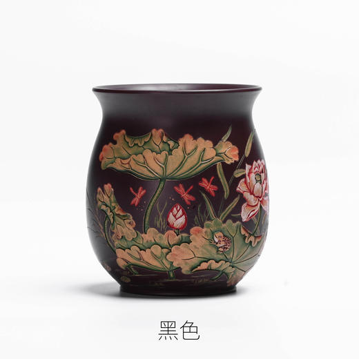 【陈泰源】【红色荷花中号杯】主人杯 商品图6