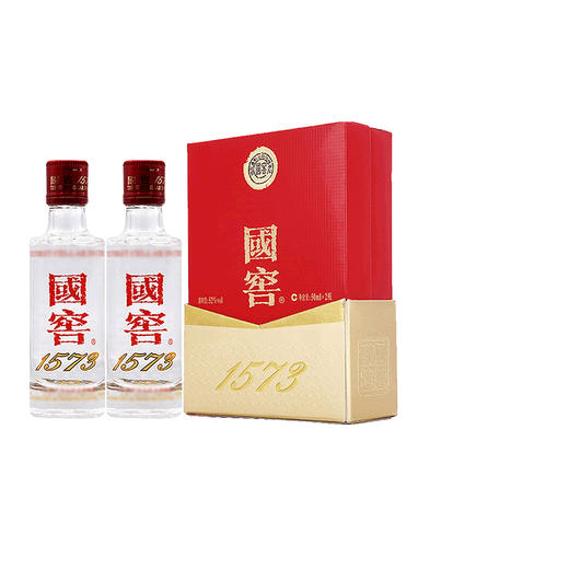 国窖1573经典装  52度50ml*2 礼盒装 【泸州老窖酒名堂】 商品图0