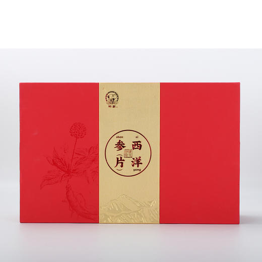 神象西洋参 礼盒 西洋参片60克*2  送礼袋 中片 商品图1