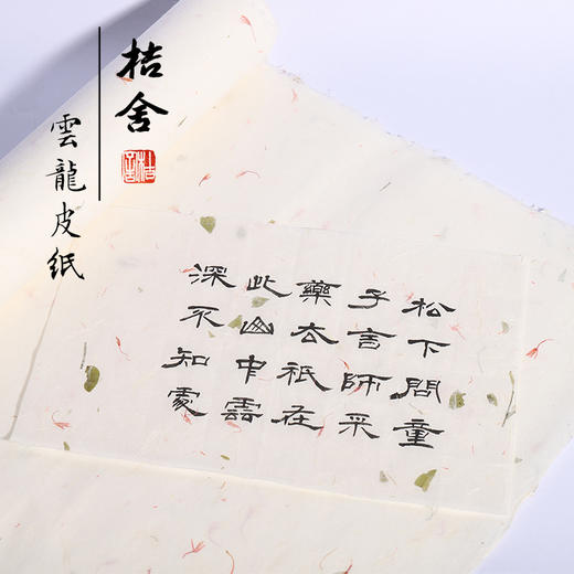 【桔舍】纯手工云龙皮纸半生熟宣纸四尺长纤维国画毛笔书法专用纸 商品图1