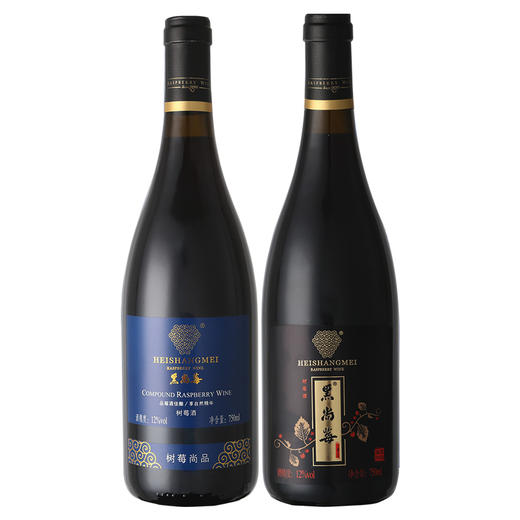 北大荒牧业沃农场 树莓酒礼盒 中式红酒酿造者 750ml*2瓶 包邮 商品图2