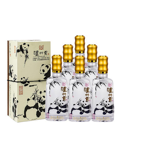【头曲官旗】52度泸州贡酒（保护大熊猫爱心纪念版）500ml*6 商品图0