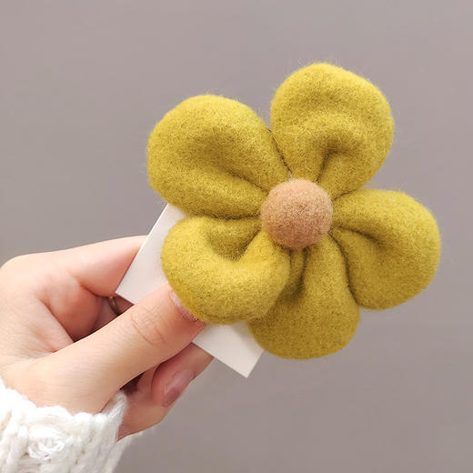 【毛绒绒韩版皮套头饰头绳】花朵发圈发绳时尚饰品扎头发皮筋女 商品图6