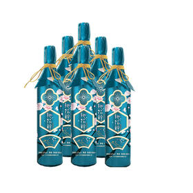 【泸州老窖酒名堂】12度 桃花醉（青色版）果酒 500ml*6