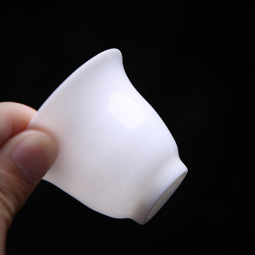【茶杯/品茗杯】定制玉瓷22k杯6入薄胎甜白闻香杯茶杯 商品图2