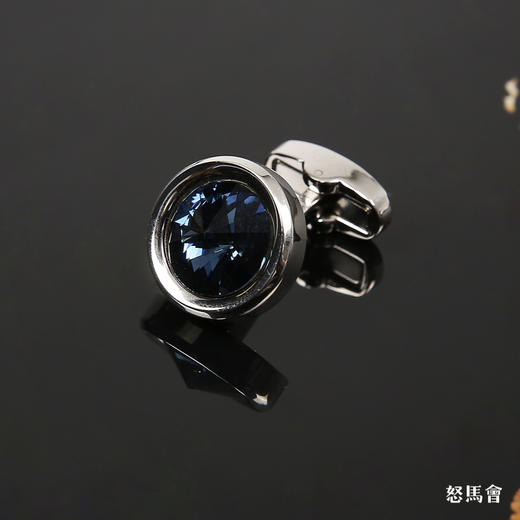 星空蓝施华洛世奇水晶袖扣 商品图2