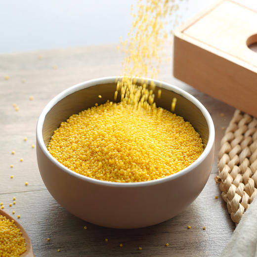 北大荒牧业沃农场碱地黄小米 470g*5包 真空包装 五谷杂粮 包邮 商品图3