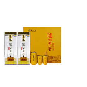 【泸州老窖酒名堂】特曲晶彩礼盒 52度500ml*2（组套）