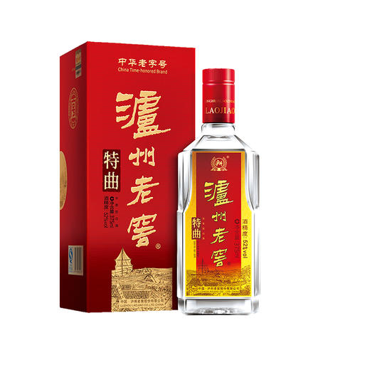 【特曲官旗】52度泸州老窖 中华老字号特曲  375ml 单瓶 浓香型白酒 商品图0