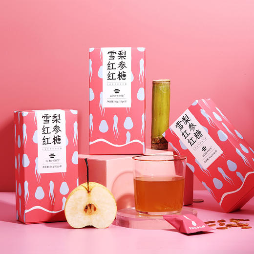 云耕物作雪梨红参红糖两盒装8*12g/盒 商品图0