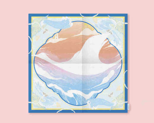 福州分店-海上丝鹭·女士丝巾礼盒【厦航自制】 商品图7