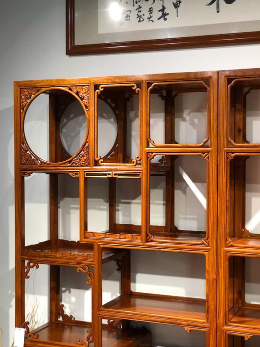 红桥红  家具严选  缅甸花梨(大果紫檀）  【福禄博古架】 商品图2