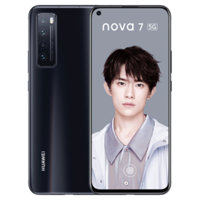 华为 HUAWEI 华为Nova7 8G+128G  亮黑色 拍照游戏手机