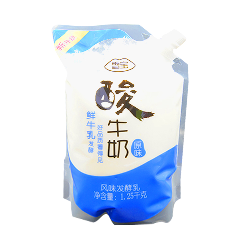 【超市】雪宝原味酸牛奶