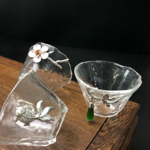 复古艺术禅意茶杯 | 锤纹茶杯日式耐热镶锡品茗杯 商品图3