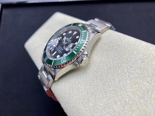 JF  劳力士16610LV老款绿鬼，复克绿水鬼 表款直径40mm x 12.5mm，蓝宝石水晶玻璃镜面，搭配铝合金表圈口，给人带来一种独特的复古韵味。工厂孤注一掷购入正品研发开模，JF出品的钢带，壳 商品图10