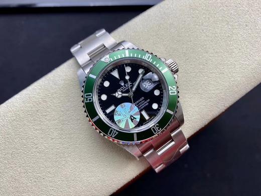 JF  劳力士16610LV老款绿鬼，复克绿水鬼 表款直径40mm x 12.5mm，蓝宝石水晶玻璃镜面，搭配铝合金表圈口，给人带来一种独特的复古韵味。工厂孤注一掷购入正品研发开模，JF出品的钢带，壳 商品图12