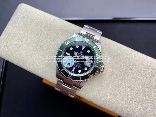 JF  劳力士16610LV老款绿鬼，复克绿水鬼 表款直径40mm x 12.5mm，蓝宝石水晶玻璃镜面，搭配铝合金表圈口，给人带来一种独特的复古韵味。工厂孤注一掷购入正品研发开模，JF出品的钢带，壳 商品图6