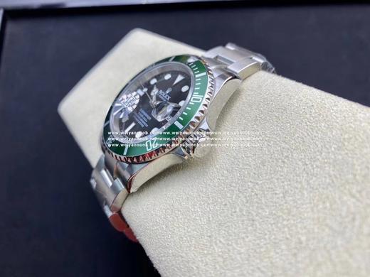 JF  劳力士16610LV老款绿鬼，复克绿水鬼 表款直径40mm x 12.5mm，蓝宝石水晶玻璃镜面，搭配铝合金表圈口，给人带来一种独特的复古韵味。工厂孤注一掷购入正品研发开模，JF出品的钢带，壳 商品图3