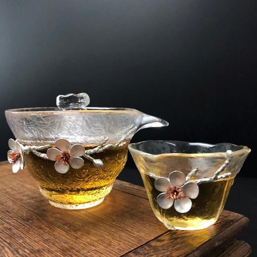 复古艺术禅意茶杯 | 锤纹茶杯日式耐热镶锡品茗杯 商品图8
