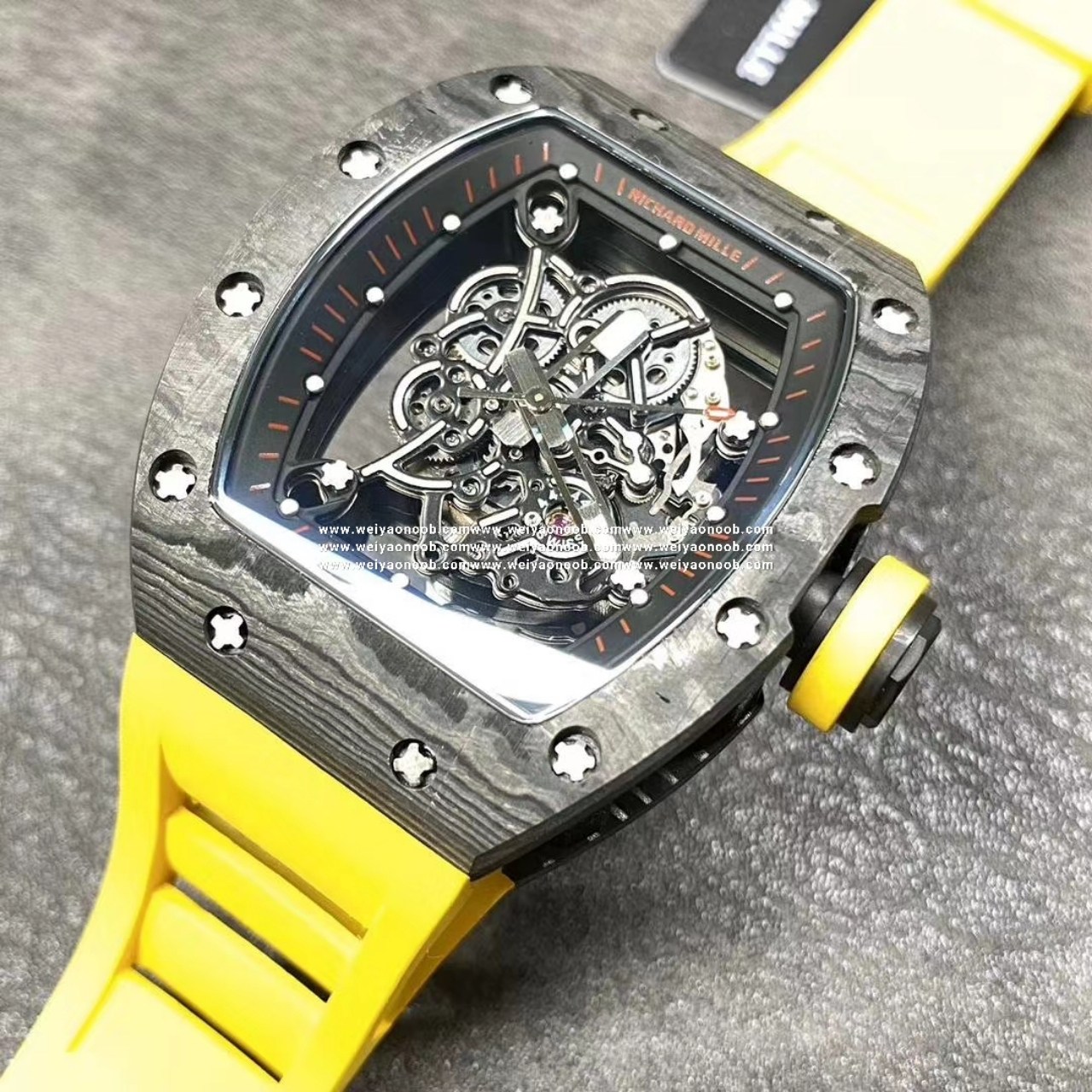 richard mille 理查德米勒 rm35-02 客户定制的柠檬黄