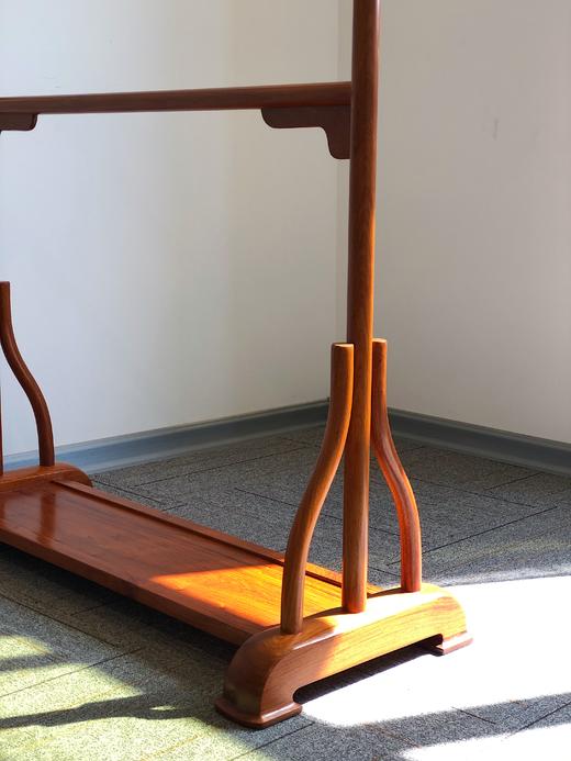 红桥红  家具严选  缅甸花梨(大果紫檀）  【空灵衣帽架】 商品图7