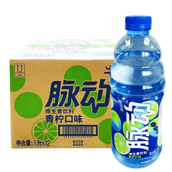 【升级版】1L脉动青柠口味*12/箱 商品图0