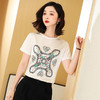 上海旗袍厂ASE-003印花时尚真丝短袖T恤 商品缩略图2