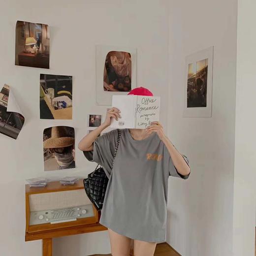 潮九九水洗麻棉个性T恤 商品图2